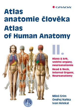 Atlas anatomie člověka II. – Atlas of Human Anatomy II.: Hlava a krk, vnitřní orgány, neuroanatomie – Head and Neck, Internal Organs, Neuronatomy