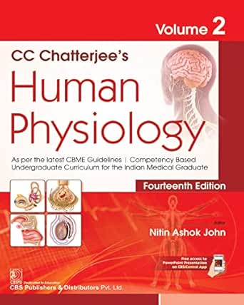CC Chatterjee Human Physiology: Volume 2, 14th Edition