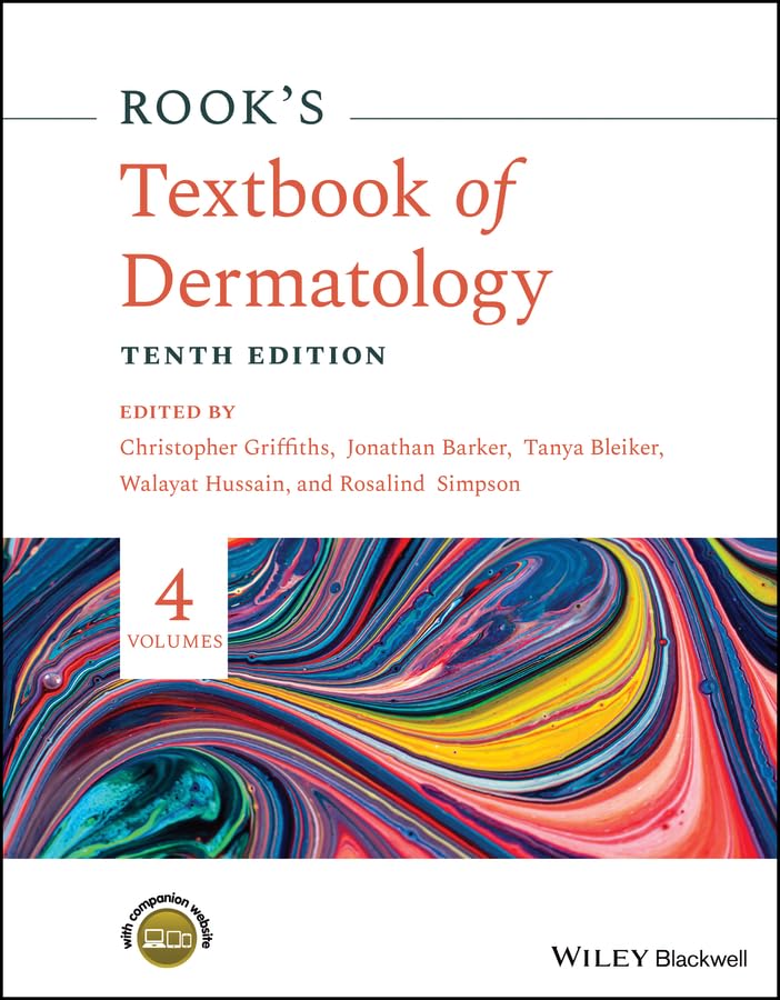 Rook’s Textbook of Dermatology, 4 Volume Set, 10th edition