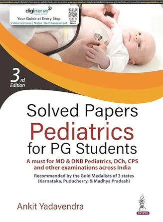 Solved Papers Pediatrics for PG Students, 3rd Edition
