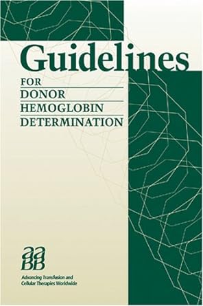 Guidelines for Donor Hemoglogin Determination
