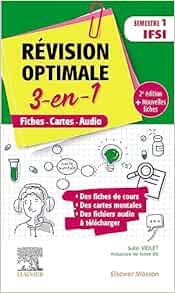Révision optimale 3 en 1 _ Semestre 1 IFSI: Fiches-Cartes-Audio, 2nd Edition