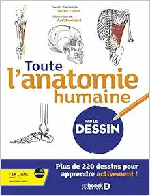 Toute l’anatomie humaine par le dessin: Plus de 220 dessins pour apprendre activement !