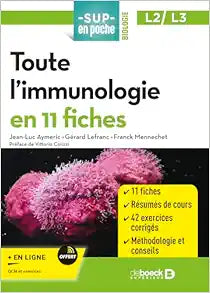 Toute l'immunologie en 11 fiches: Licences 2 et 3