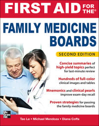First Aid for the Family Medicine Boards, 2nd Edition