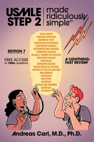 USMLE Step 2 Made Ridiculously Simple: Your First Aid for the USMLE, 7th Edition