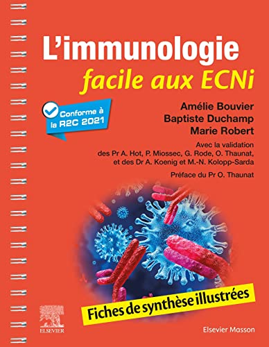 L’immunologie facile aux ECNi: Fiches de synthèse illustrées