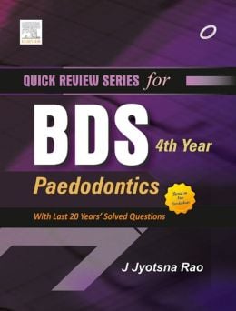 QRS for BDS 4th Year: Pedodontics