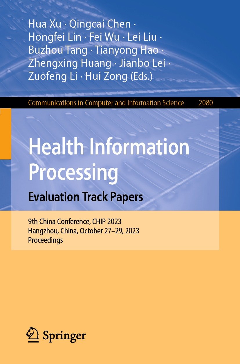 Health Information Processing: Evaluation Track Papers
