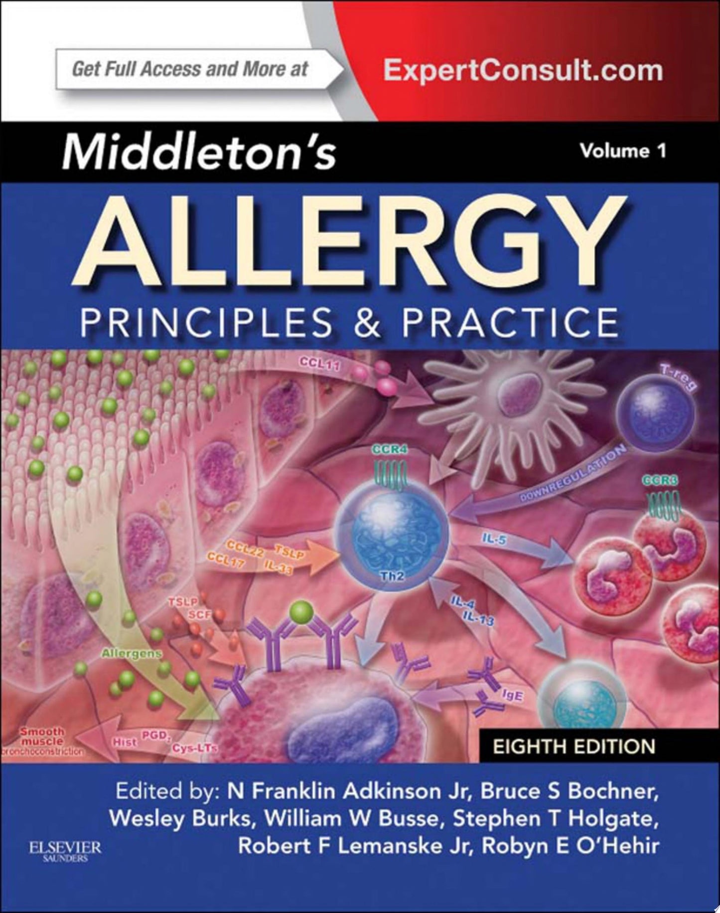 Middleton's Allergy 2-Volume Set: Principles and Practice, 9th Edition