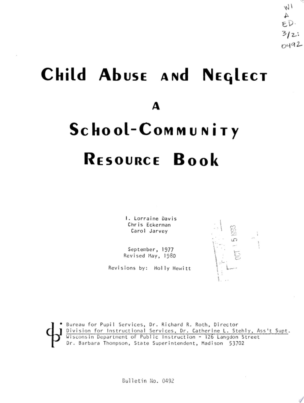Child Abuse and Neglect
