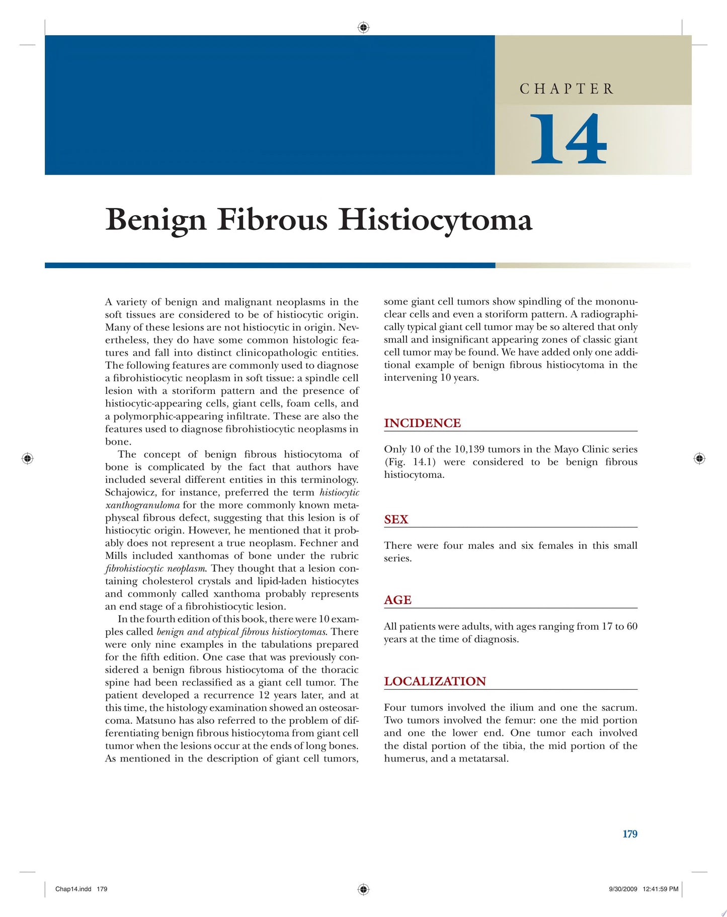 Dahlin’s Bone Tumors: General Aspects and Data on 10,165 Cases, 6th Edition