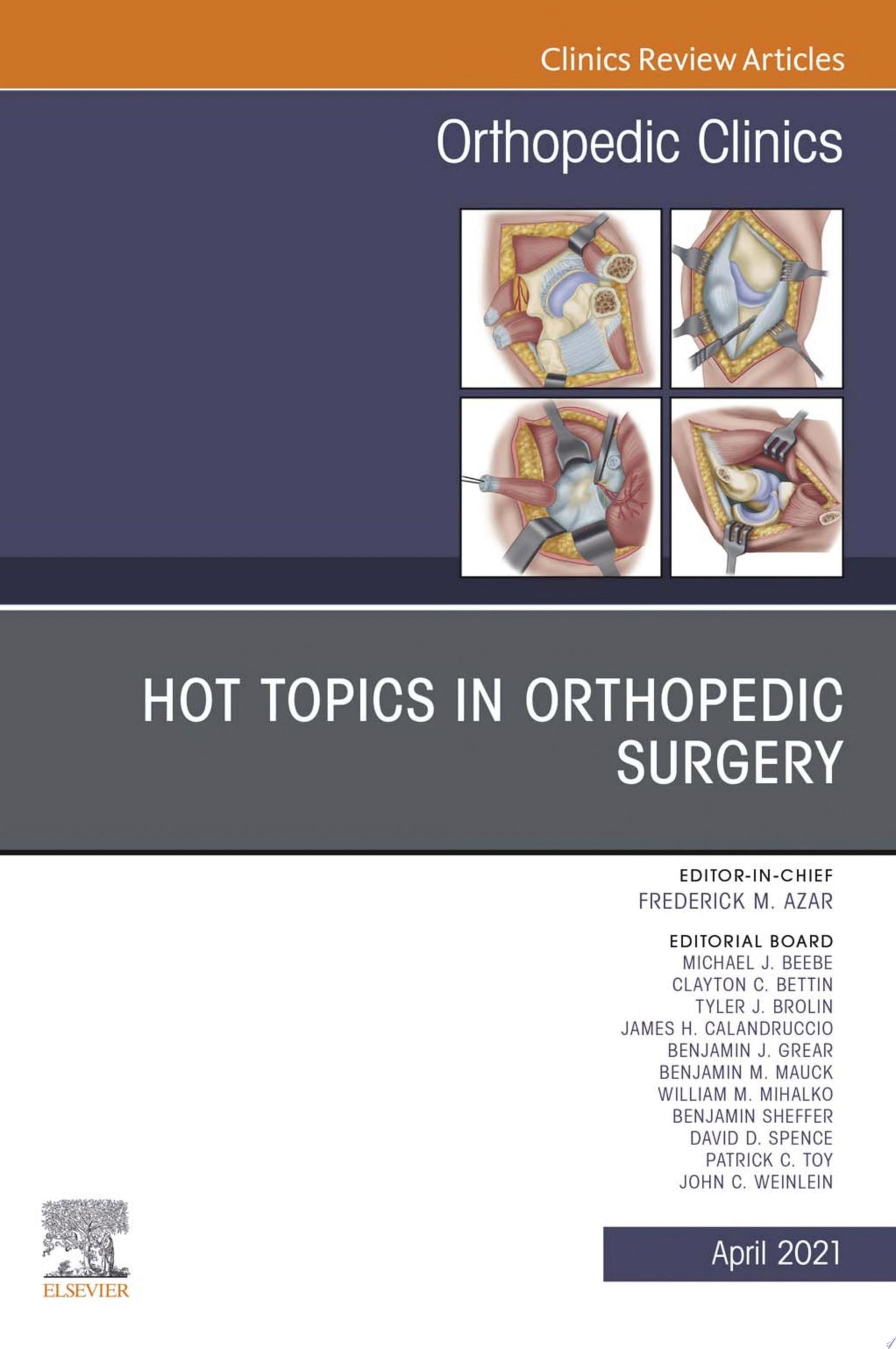 Hot Topics in Orthopedics, An Issue of Orthopedic Clinics (Volume 52-2) (The Clinics: Orthopedics, Volume 52-2)