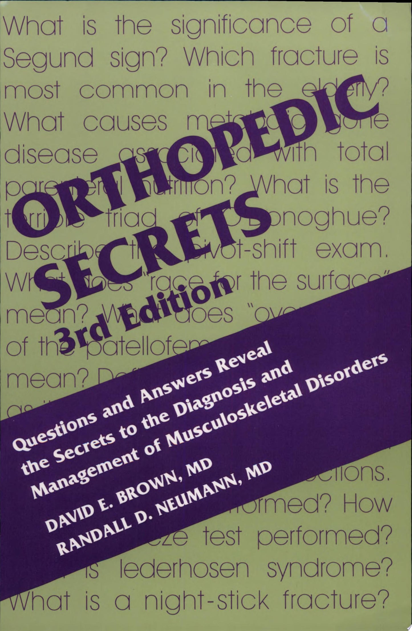 Orthopedic Secrets, 2nd Edition