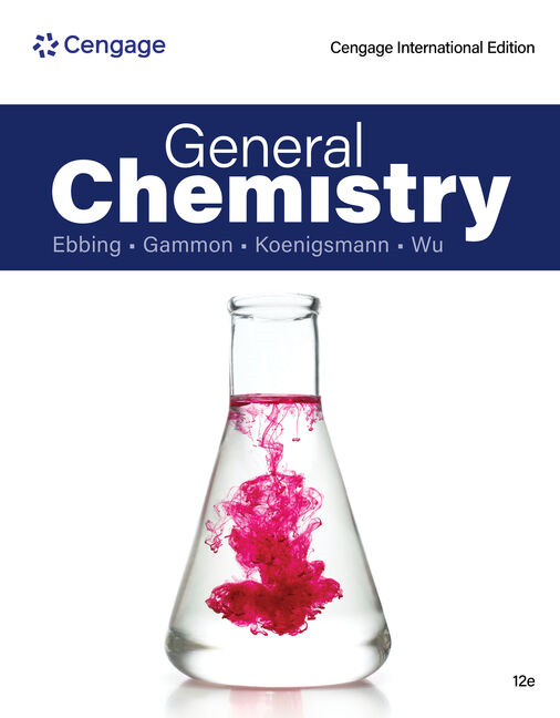 General Chemistry, Cengage International Edition, 12th Edition