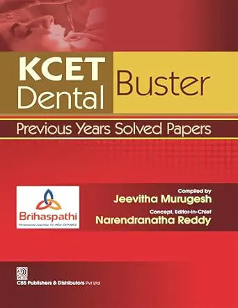 KCET Dental Buster Previous Years Solved Papers