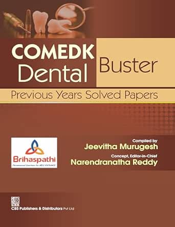 COMEDK Dental Buster Previous Years Solved Papers