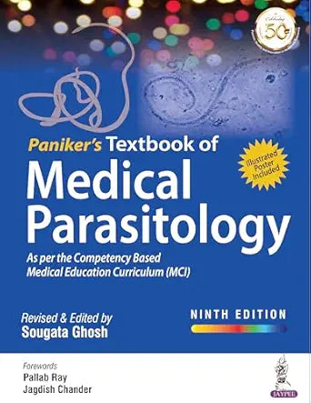 Paniker’s Textbook of Medical Parasitology, 9th edition