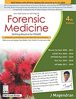 FORENSIC MEDICINE NOTHING BEYOND FOR PGMEE, 4th Edition