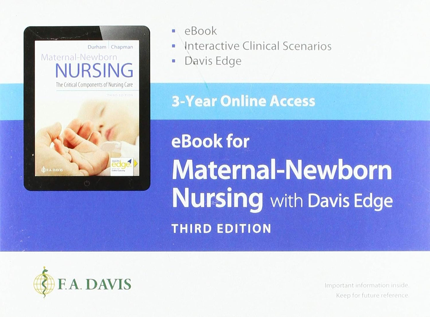 Davis Edge for Maternal-newborn Nursing Access Card