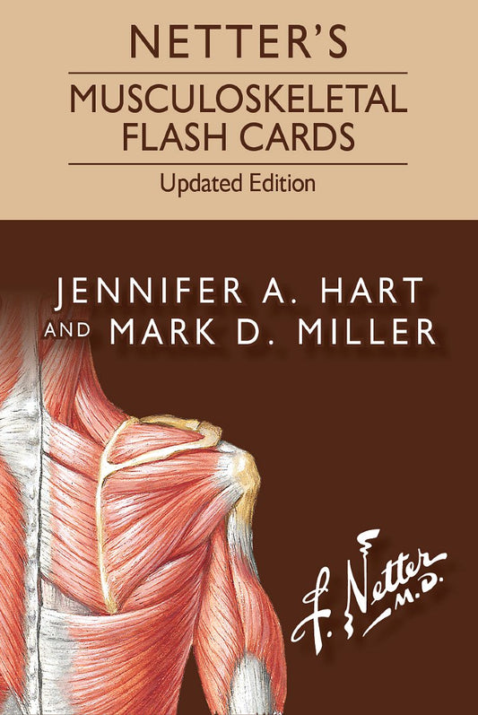 Netters Musculoskeletal Flash Cards, Updated Edition