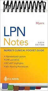 LPN Notes: Nurse's Clinical Pocket Guide, 6th Edition