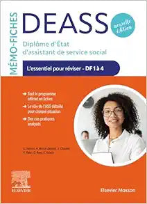 Mémo-Fiches DEASS – Diplôme d'État d'assistant de service social: L'essentiel pour réviser – DF1 à 4, 2nd Edition