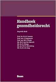 Handboek gezondheidsrecht (Boom Masterreeks), 9th Edition