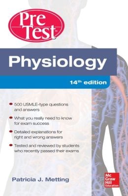 Physiology PreTest Self-Assessment and Review, 14th Edition (ORIGINAL PDF from Publisher)
