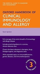 Oxford Handbook of Clinical Immunology and Allergy 3rd Edition