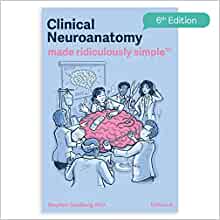 Clinical Neuroanatomy Made Ridiculously Simple, Color Edition, 6th Edition: An Incredibly Easy Way to Learn for Medical, Nursing, Nurse Practitioner, And Physician Assistant Students (MedMaster Medical Books)