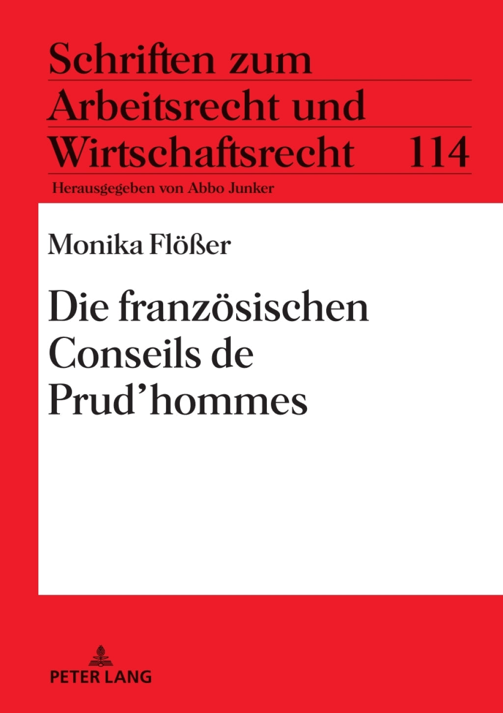 Die franzoesischen Conseils de Prud’hommes