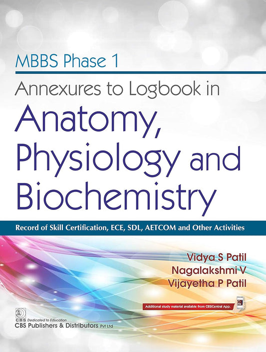Annexures to Logbook in Anatomy, Physiology and Biochemistry