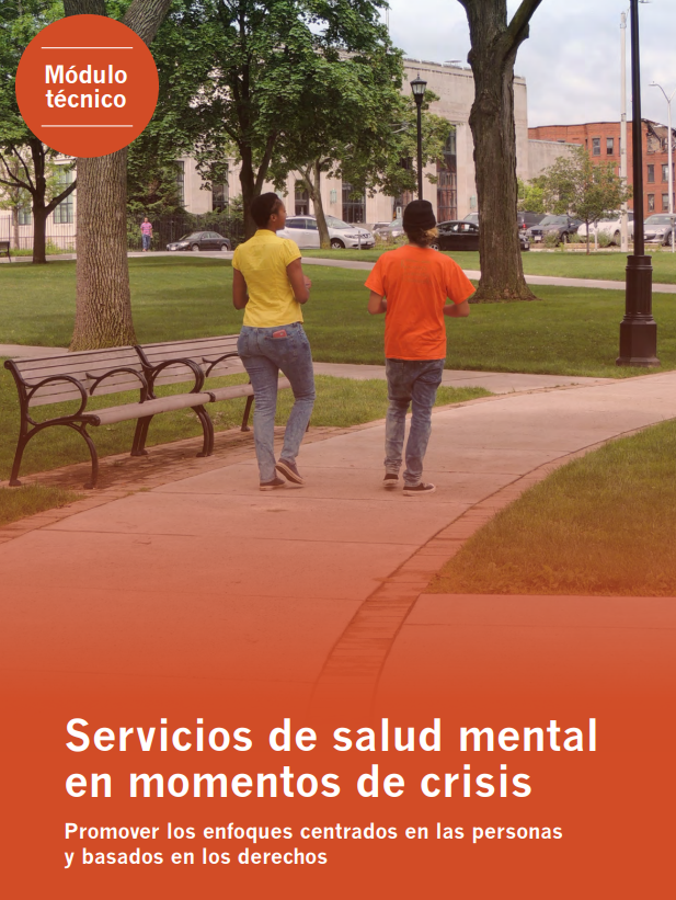 Servicios de salud mental en momentos de crisis: Promover los enfoques centrados en las personas y basados en los derechos (Spanish Edition)