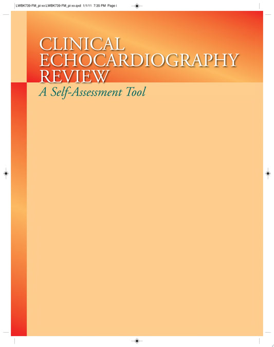 Clinical Echocardiography Review: A Self-Assessment Tool