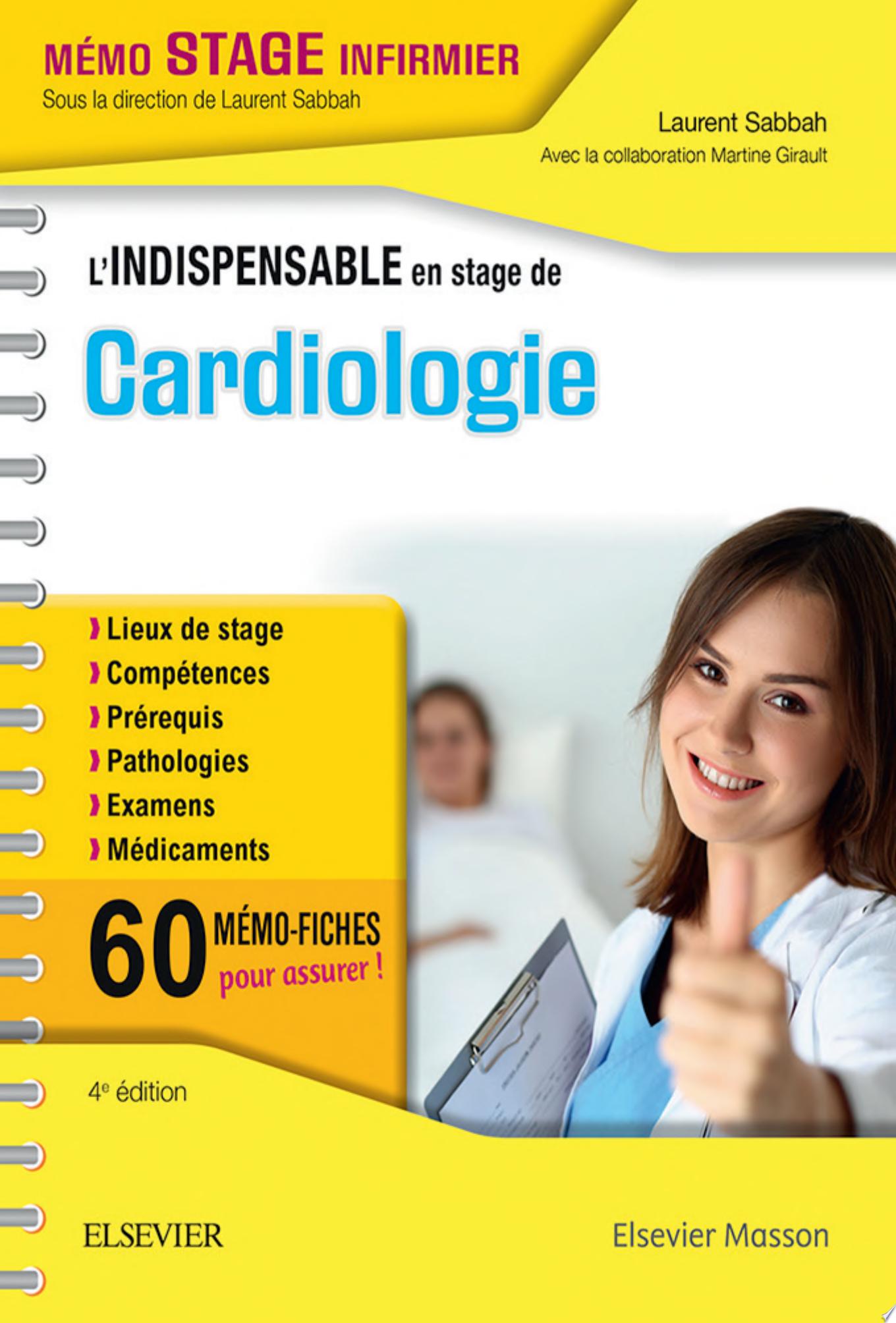 L’indispensable en stage de Cardiologie, 4e