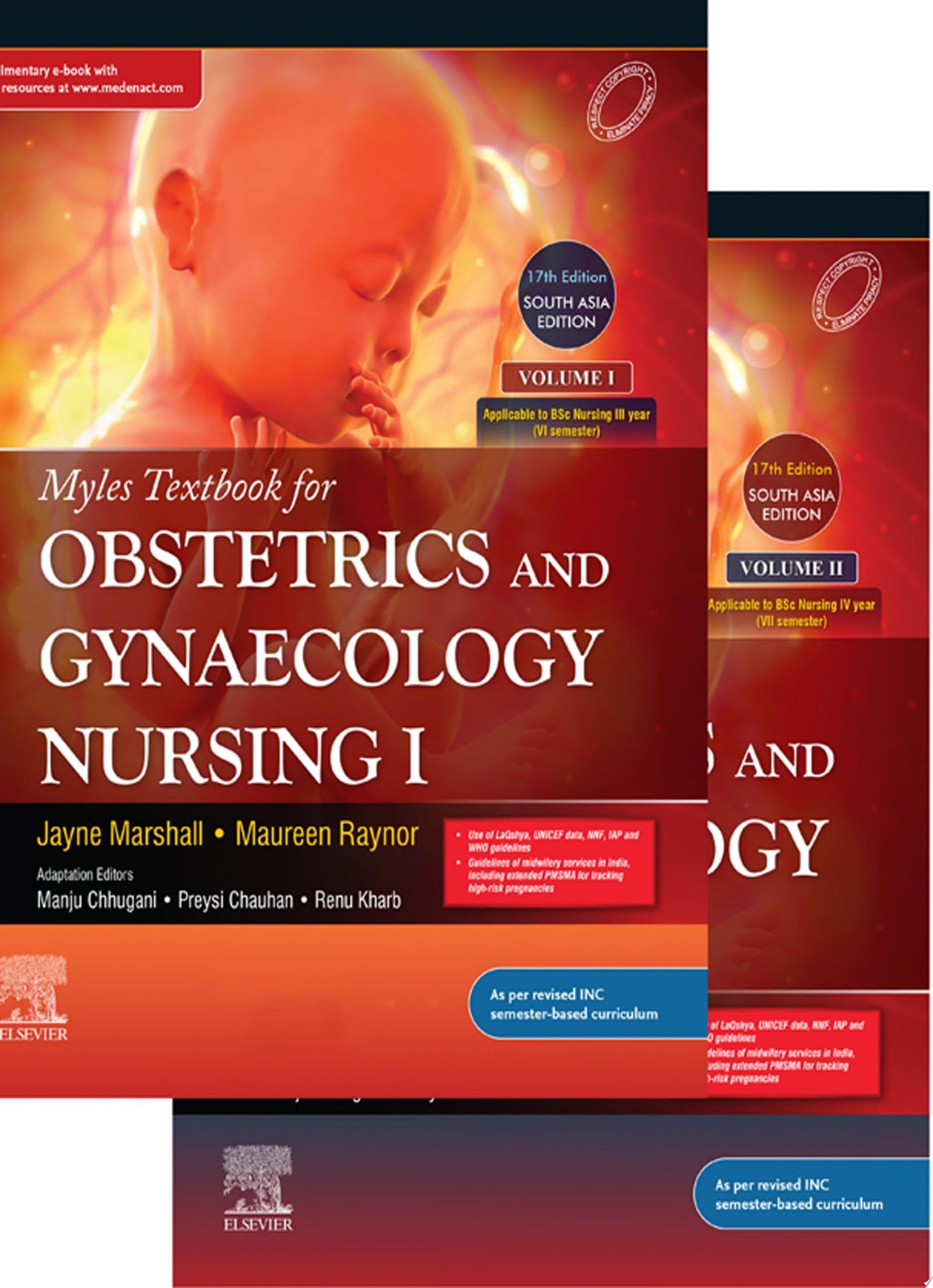 Myles Textbook for Obstetrics and Gynaecology Nursing I and II