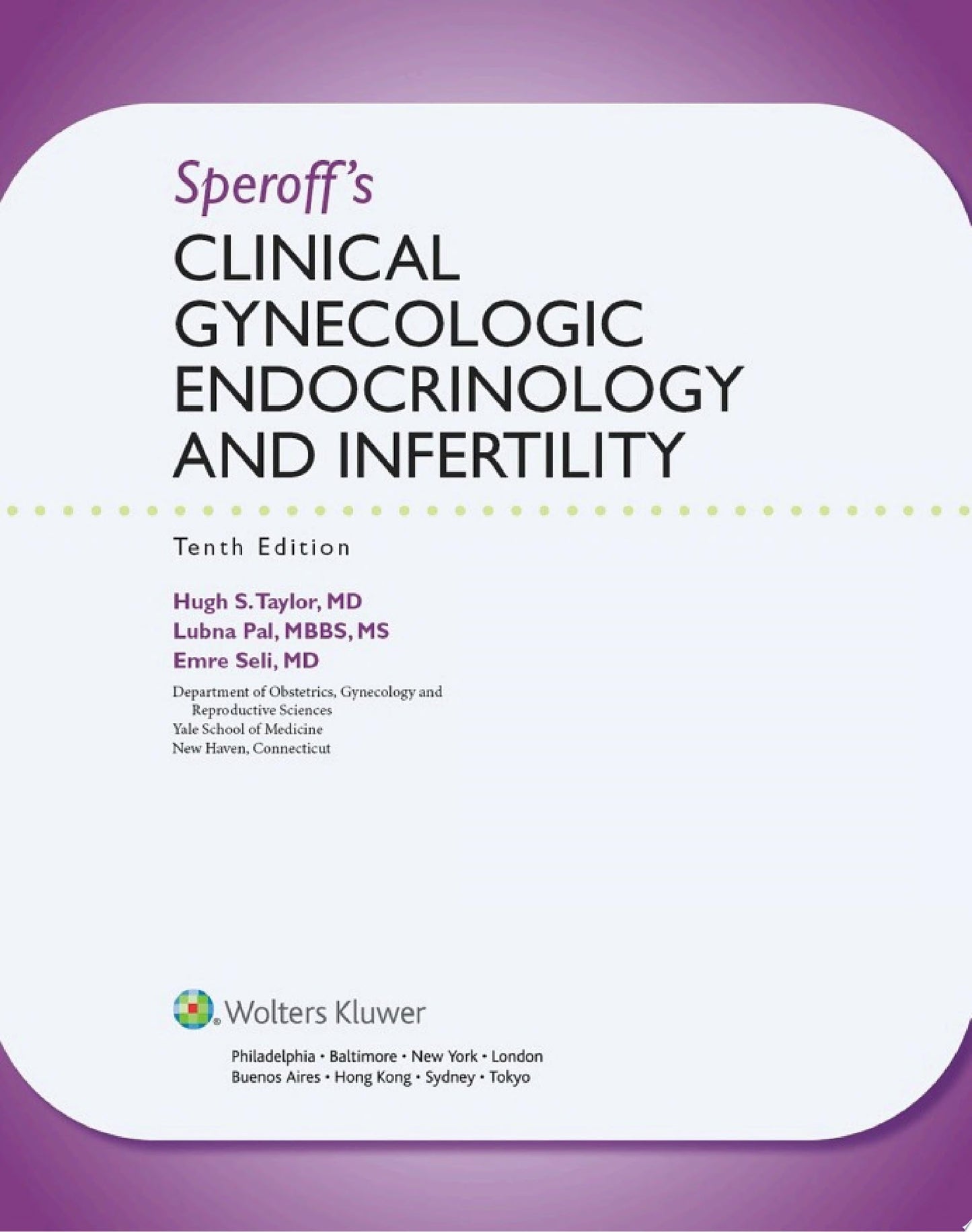 Speroff ’s Clinical Gynecologic Endocrinology and Infertility, SAE