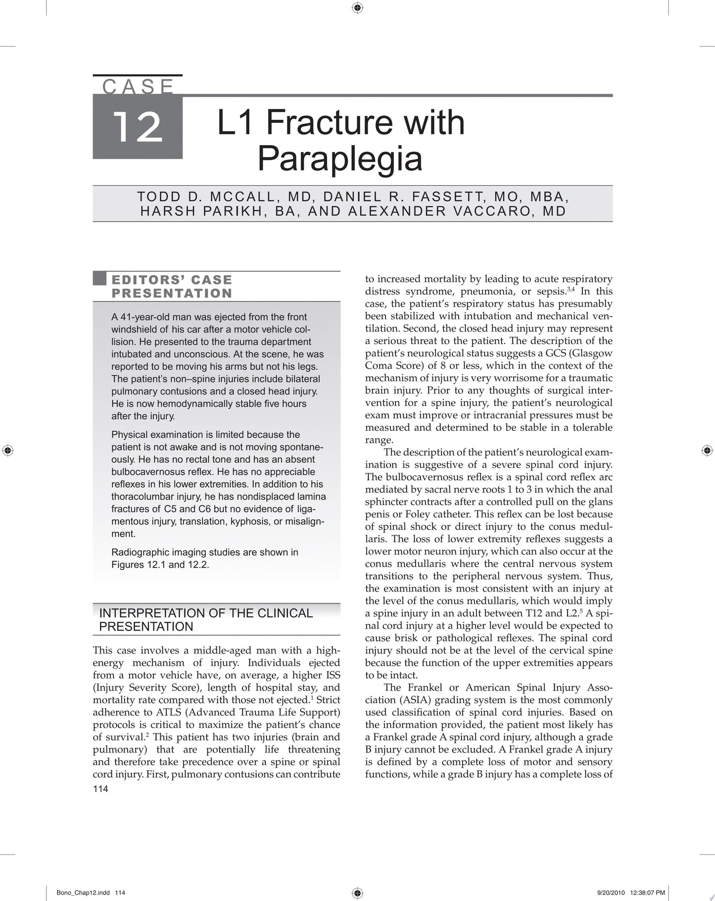 Prove It! Evidence-Based Analysis of Common Spine Practice