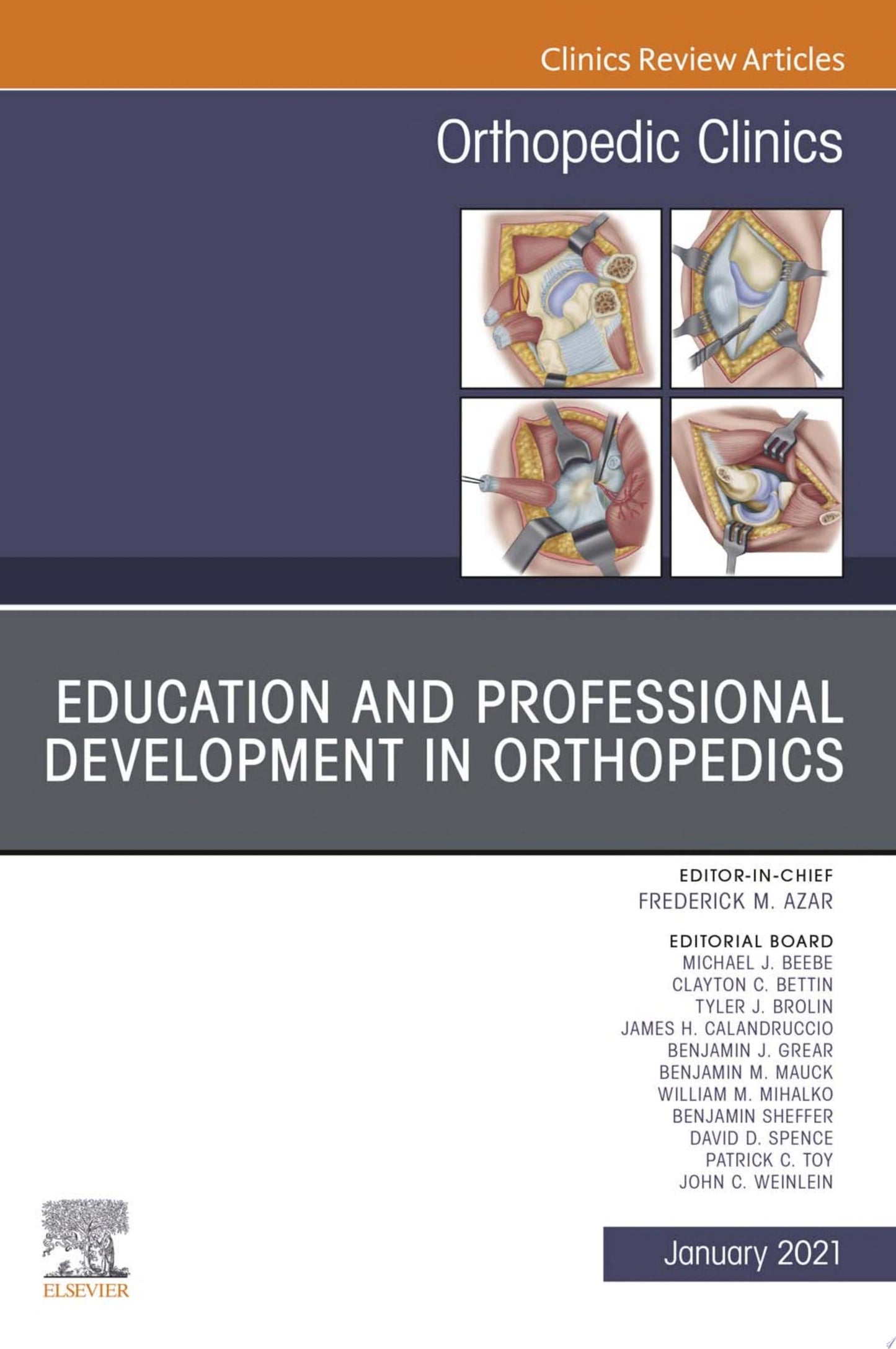 Education and Professional Development in Orthopedics, An Issue of Orthopedic Clinics (Volume 52-1) (The Clinics: Orthopedics, Volume 52-1)